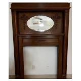 L - ANTIQUE WOOD FIREPLACE MANTLE  80X51.5" (C36)