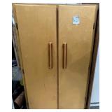 L - 2-DOOR WARDROBE CABINET W/ CONTENTS (RC27)