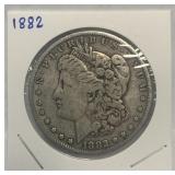 S - 1882 MORGAN SILVER DOLLAR (Z5)