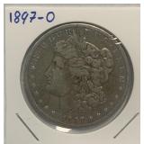 S - 1897-O MORGAN SILVER DOLLAR (Z8)