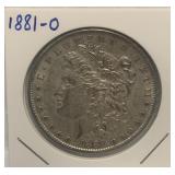 S - 1881-O MORGAN SILVER DOLLAR (Z1)