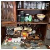 L - S&P SHAKERS, JARS, UTENSILS, SPICES, LOTS MORE