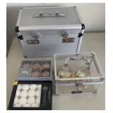 M - MIXED TEA LIGHTS, VOTIVES, TOTE CASE (G43)