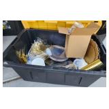 M - PARTY PLATES, CUPS, FLATWARE, MORE (G17)