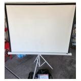 M - OPTOMO PROJECTOR W/ REMOTE & SCREEN (G6)