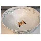 M - LENOX BUTTERFLY MEADOW SERVING BOWL (A35)