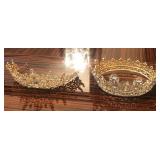 M - LOT OF 2 TIARAS