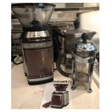 M - CUISINART BEAN GRINDER, COFFEE POTS (A45)