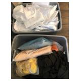 M - CHAIR DRAPES, CLOTH NAPKINS IN BINS (A92)