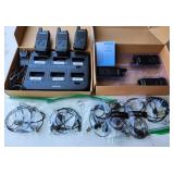 M - LOT OF 2-WAY RADIOS W/ ACCESSORIES (G36)