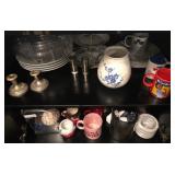 M - CANDLE STICKS, MUGS, VASE, PLATES & MORE (A81)