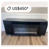 M - CLASSIC FLAME FIREPLACE W/ REMOTE (A90)