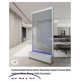 M - INDOOR LIGHTED WATER FEATURE W/ REMOTES (A72)