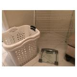 M - LANDRY BASKETS, BATHROOM SCALE, SHOE RACK