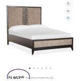 M - KING BED, MATTRESS, NIGHTSTANDS, LAMPS, DRESSE