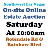 WELCOME TO OUR SAT. @10am ONLINE PUBLIC AUCTION