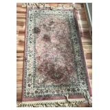 K - FRINGED AREA RUG 51X25" (M18)