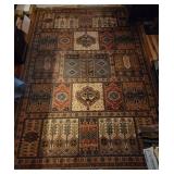 K - FRINGED AREA RUG 120X78" (O9)