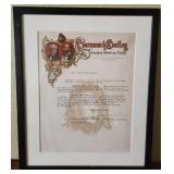 K - BARNUM & BAILEY CORRESPONDENCE ON LETTERHEAD