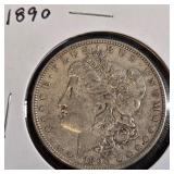 1890 - MORGAN SILVER DOLLAR (14)