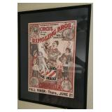 K - RINGLING BROS. CIRCUS PROMOTION FRAMED (R5)