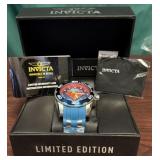 N - INVICTA LTD ED DC SUPERMAN WATCH W/ BOX (V7)