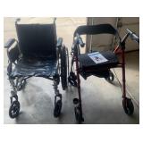K - TRANSPORT WHEEL CHAIR & WALKER (G2)