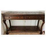 K - CONSOLE TABLE W/ 2 DRAWERS 6O"L (L1)