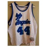 K - LOS ANGELES WEST #44 HARDWOOD CLASSICS JERSEY