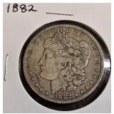 1882 - MORGAN SILVER DOLLAR (3)