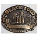 N - 24K GOLD PLATED BELT BUCKLE (53)