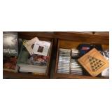 O - MIXED LOT OF CDS, CASSETTES, DVDS (A85)