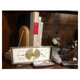 O - MID CENTURY AIRGUIDE BAROMETER, BOOKS, MORE