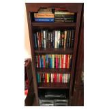 O -  BOOKCASE W/ CONTENTS 72X24" (B9)