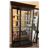 O - CURIO CABINET EXCLUDES CONTENTS 72X13X43"