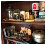O - VINTAGE COLLECTIBLE TINS, UTENSILS, MORE (K30)
