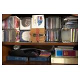 O - LOT OF BOOKS, CALCULATOR, CDS (A98)