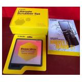 43 - NEW WMC SCRUBBER SET, MIRROR, HARVEY & OLIVER