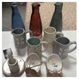 43 - NEW WMC LOT OF PITCHERS, CANDLE HOLDER, MORE