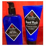 43 - NEW WMC JACK BLACK BEARD WASH & BODY LOTION