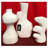 43 - NEW WMC LOT OF 3 VASES (A40)