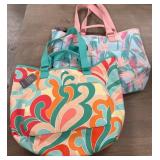 43 - NEW WMC 2 PAISLEY POP BIG TOTES (I26)