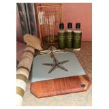 43 - NEW WMC CANDLE LANTERN, TABLE RUNNER, MORE