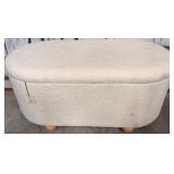 43 - NEW WMC UPHOLSTERED STORAGE BENCH (G62)