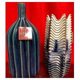43 - NEW WMC LOT OF 2 CERAMIC VASES (A34)