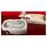 43 - NEW WMC LOT OF 2 DECORATIVE BIRD FEEDERS (T53