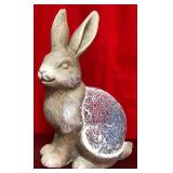 43 - NEW WMC McCARTY POTTERY RABBIT 13"T (M173)