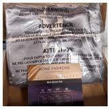 43 - NEW WMC QUEEN SATIN BED SHEETS (G14)