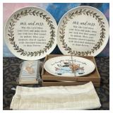 43 - NEW WMC WEDDING-THEME PLATES & MORE (D98)