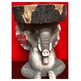 43 - NEW WMC ELEPHANT PLANT STAND 17"T (A57)